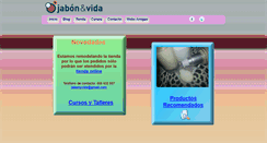 Desktop Screenshot of jabonyvida.es